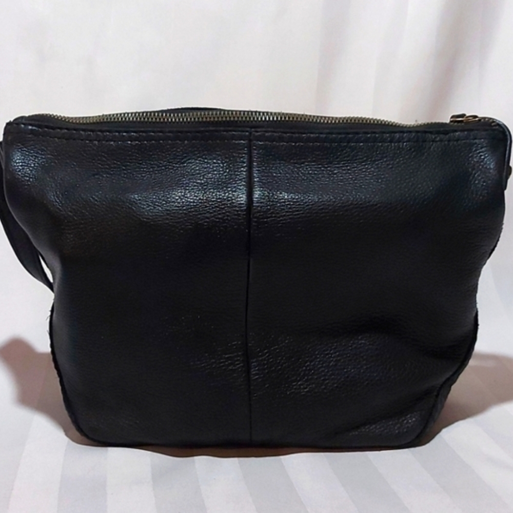 American Leather Co. Black Shoulder Bag Excellent Condition